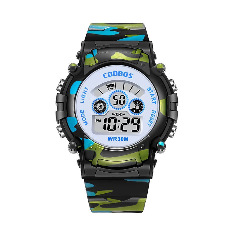 Luminous Children's Camouflage Digital Outdoor Sports Watch