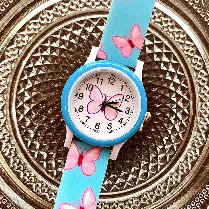 Flutter Into Fun with Butterfly Design Quartz Watches for Kids