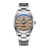 Men's Stainless Steel Desert Pattern Dial Business Quartz Watch