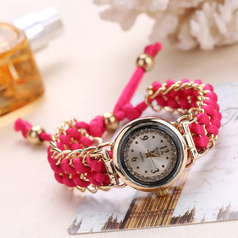 Women's Bohemian Style Braided Band Women's Quartz Watch