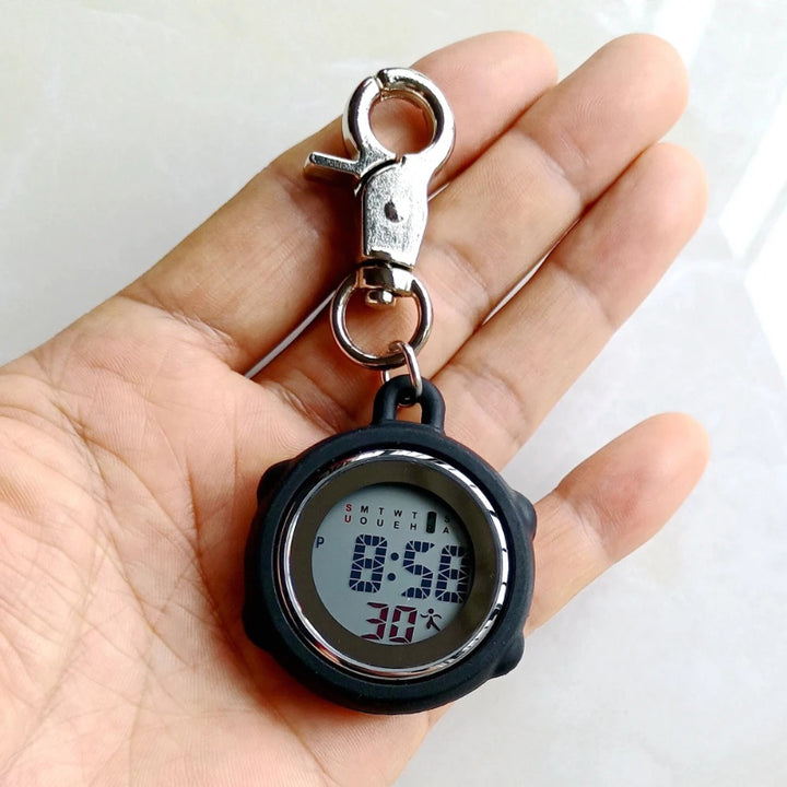 Multifunctional Digital Hanging Carabiner Keychains Pocket Watches