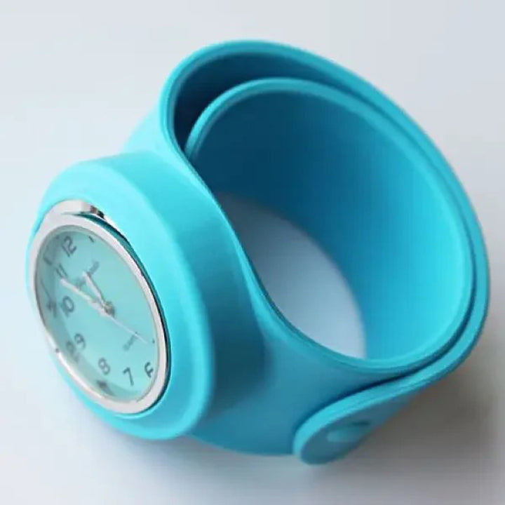 Bright and Fun Colorful Slap-Style Kid's Quartz Watches