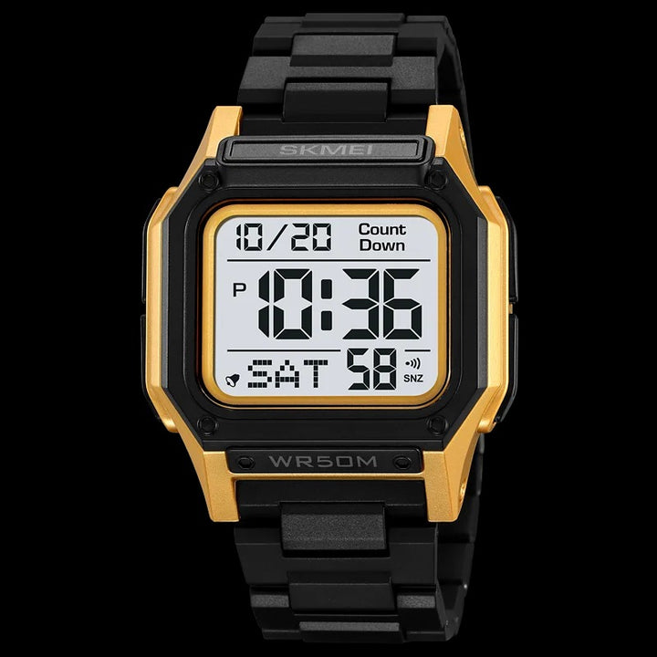 Lightweight Men's Casual Waterproof Digital Wristwatch