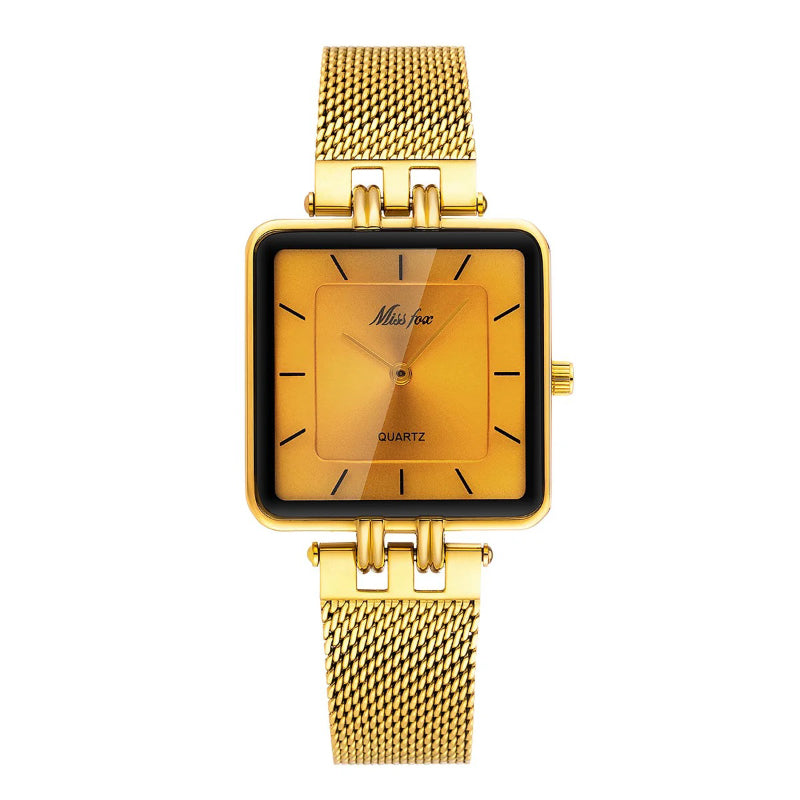 Ultra-thin Large Dial Mesh Strap Quartz Watch for Couples