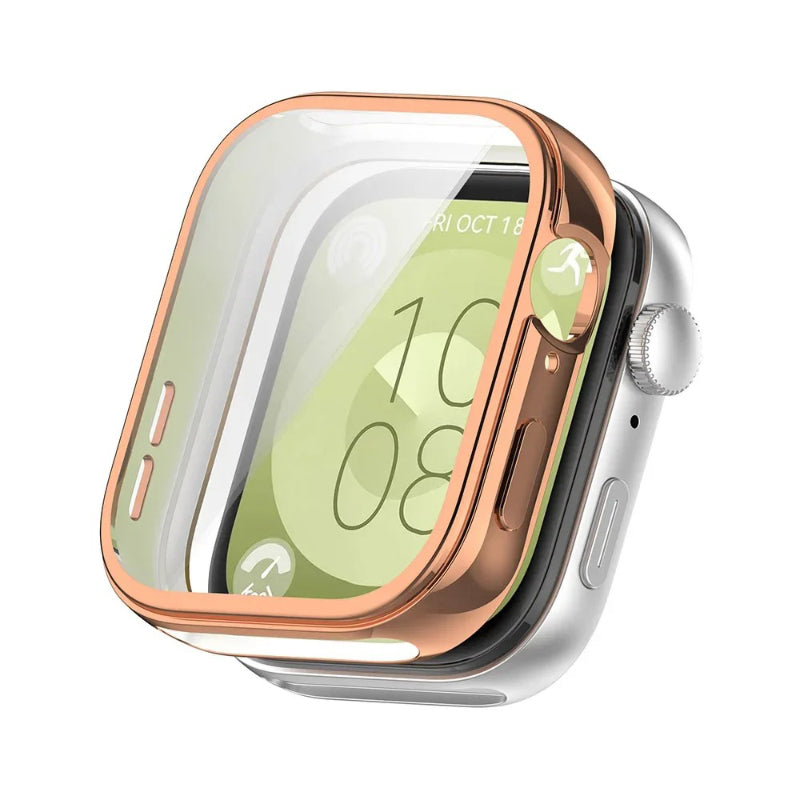 Multicolor Smartwatch Rubber Screen Protector Case