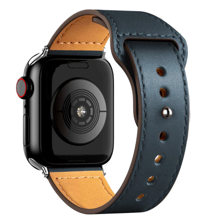 Fashionable Leather Strap with Loop Design for Apple Watch