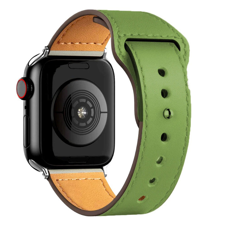 Fashionable Leather Strap with Loop Design for Apple Watch