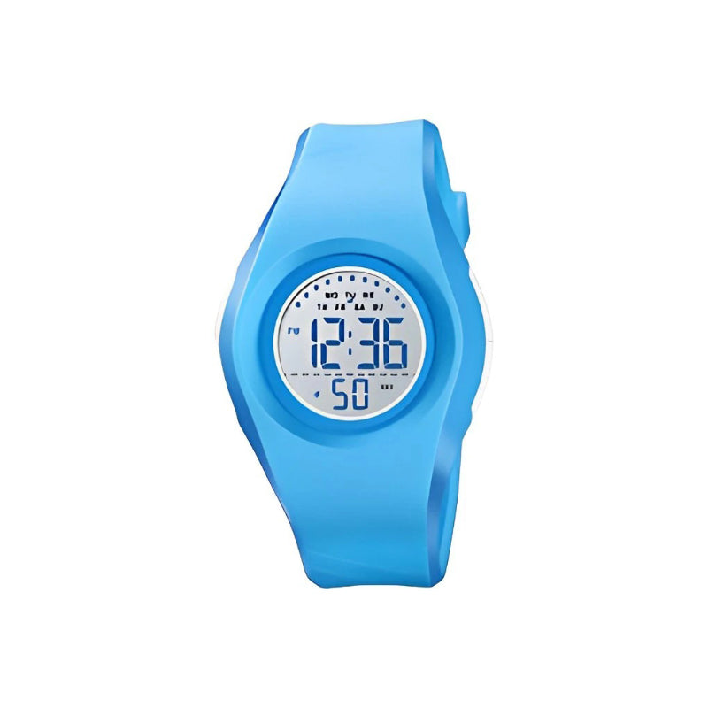 Candy-Colored Children's Digital Silicone Band Watches