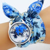 Floral Cloth Casual Wrist Watch