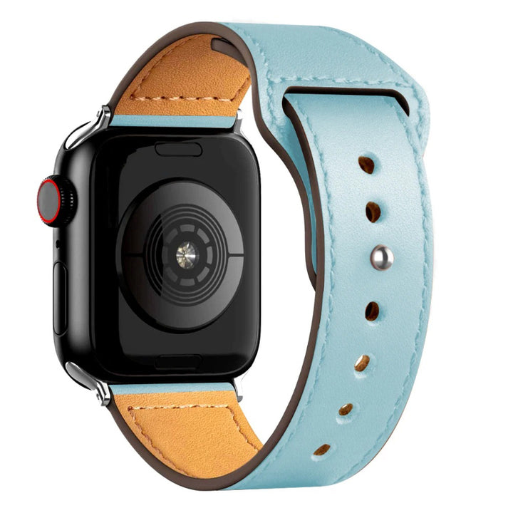 Fashionable Leather Strap with Loop Design for Apple Watch