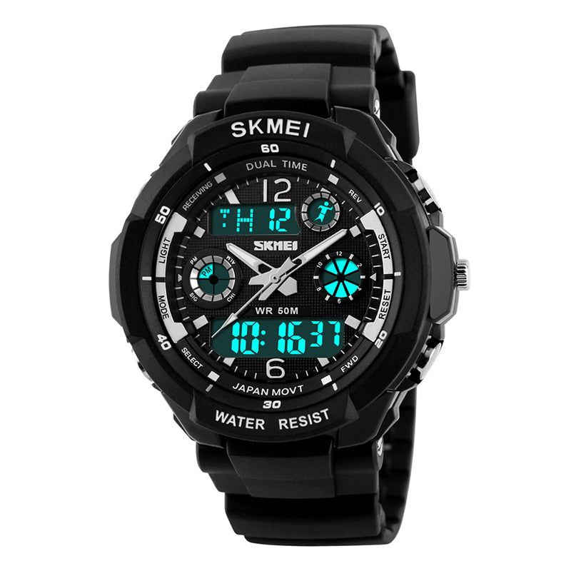 Multi-function Digital Dual Display Chronograph Watches