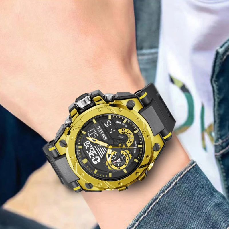 Water-resistant Multi-functional Military Watch for Men