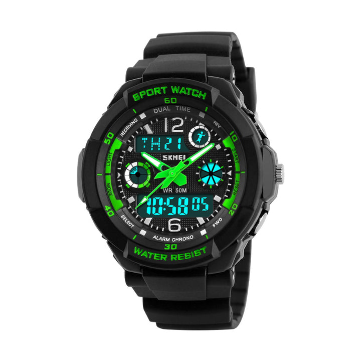 Multi-function Digital Dual Display Chronograph Watches