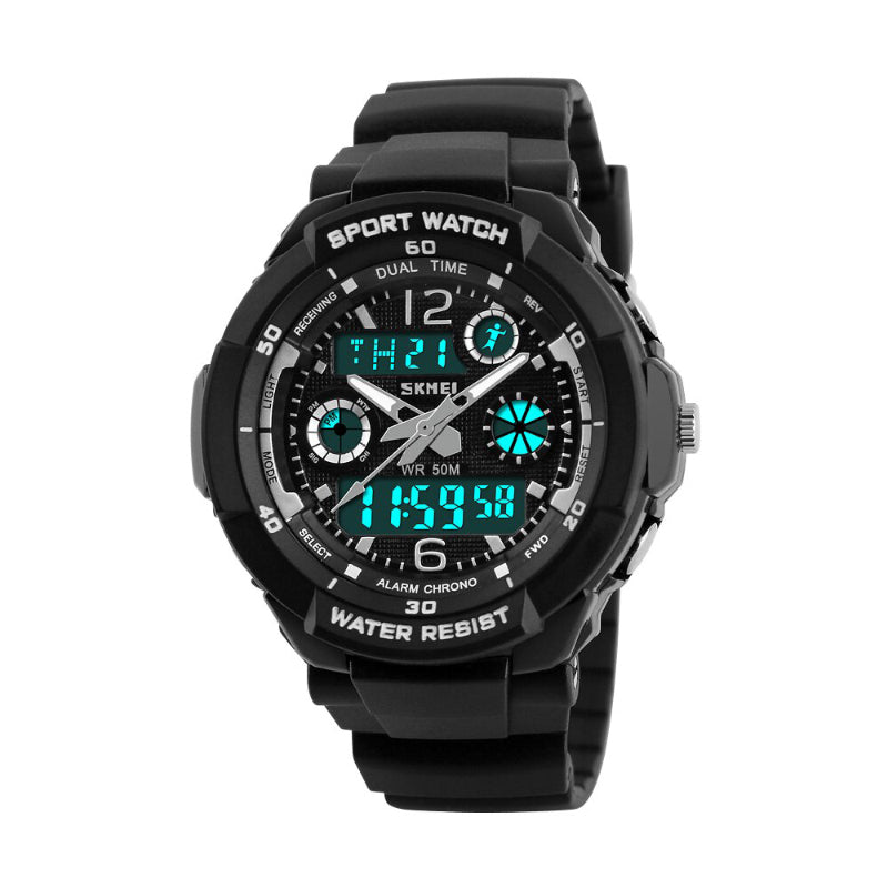 Multi-function Digital Dual Display Chronograph Watches