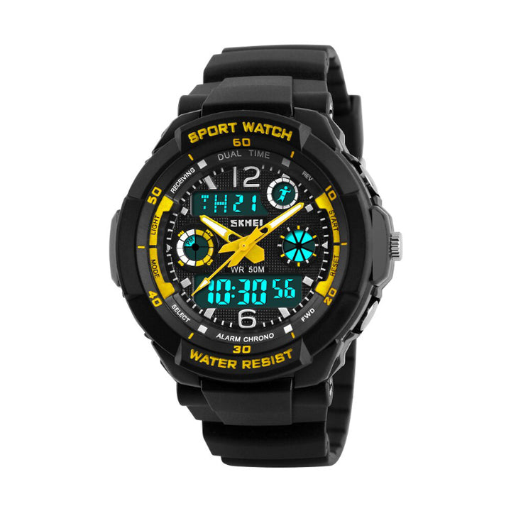 Multi-function Digital Dual Display Chronograph Watches