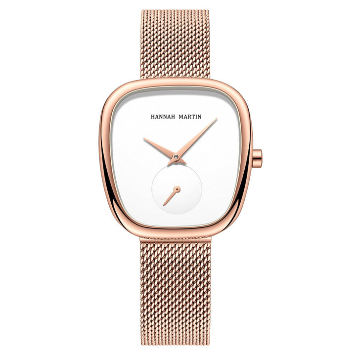 Minimalist Casual Numberless Quartz Watch for Women