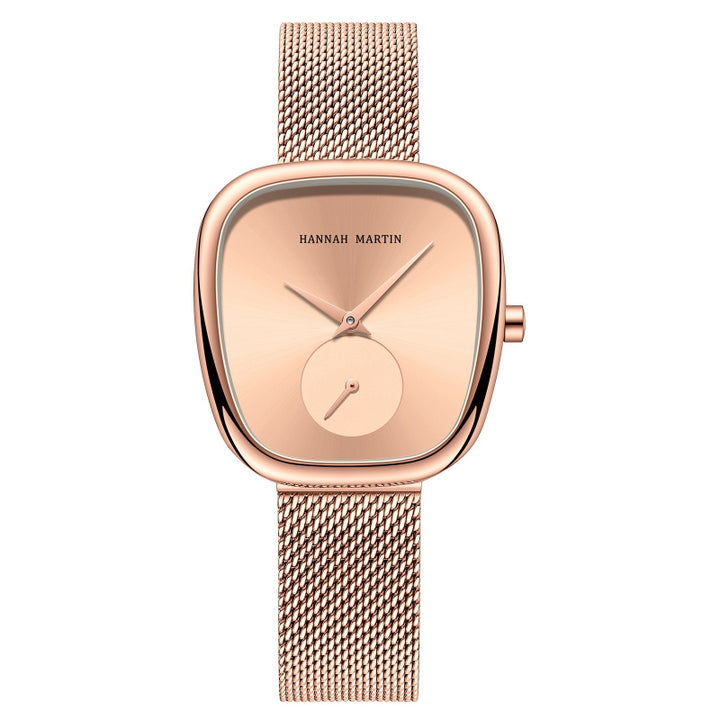 Minimalist Casual Numberless Quartz Watch for Women