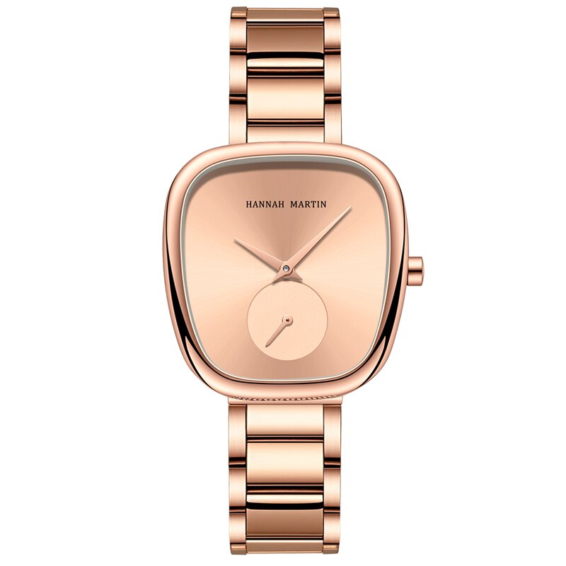 Minimalist Casual Numberless Quartz Watch for Women