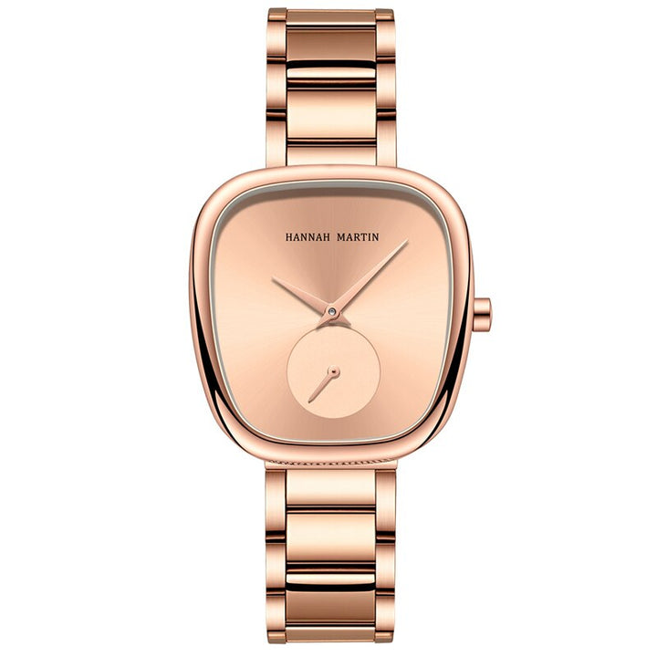 Minimalist Casual Numberless Quartz Watch for Women