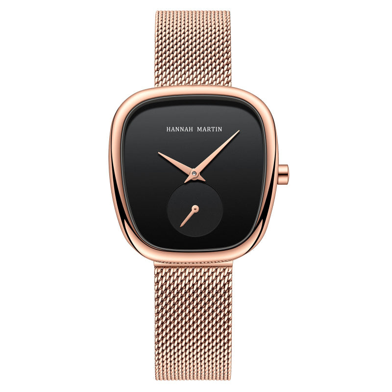 Minimalist Casual Numberless Quartz Watch for Women