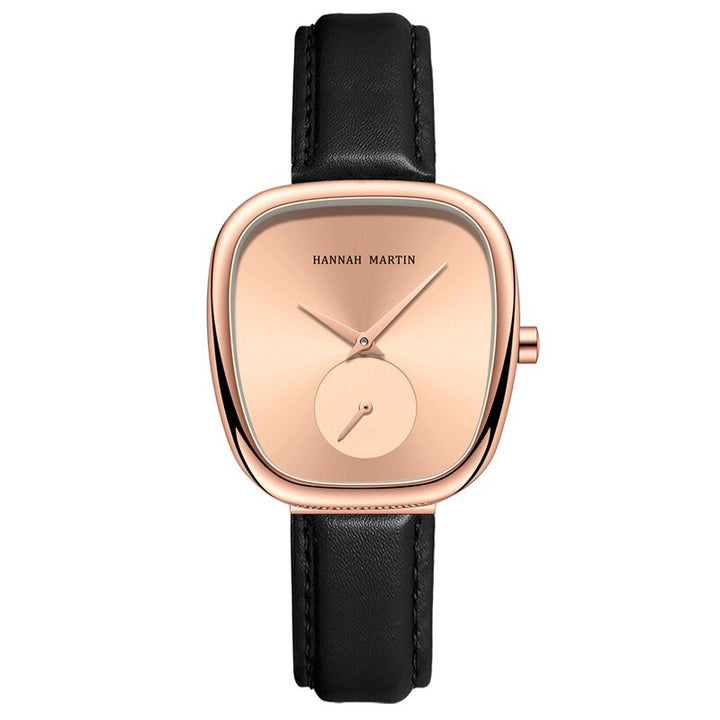 Minimalist Casual Numberless Quartz Watch for Women