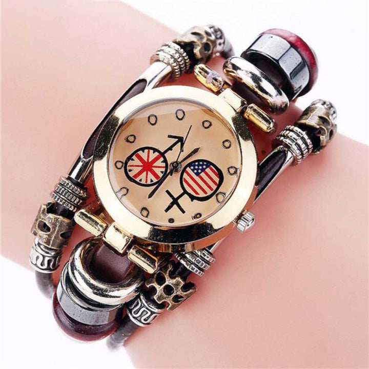 Unique Multi-layer Quartz Watch for Women