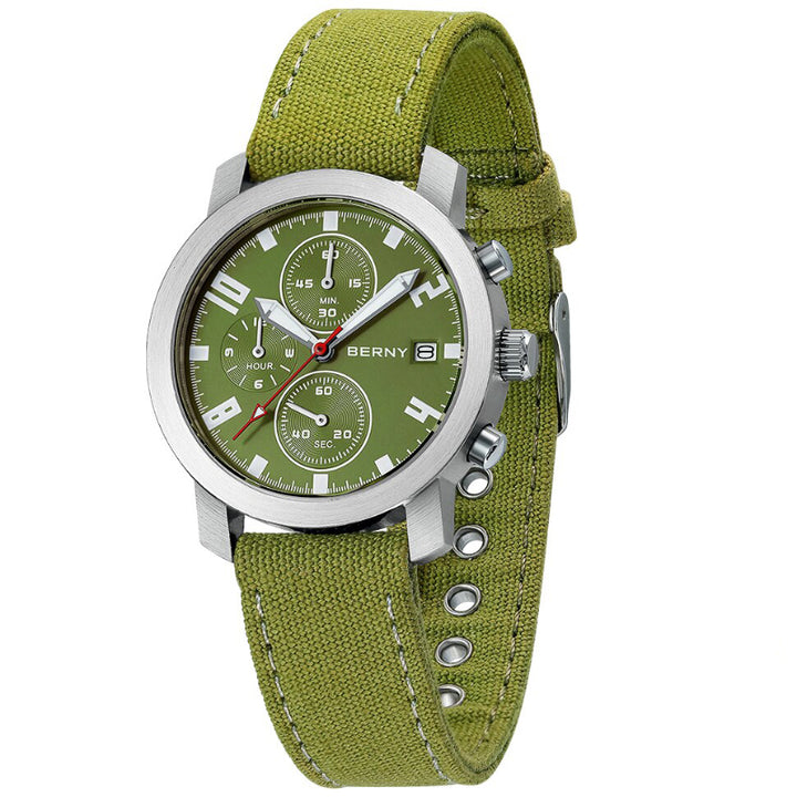 Sports Chronograph Pilot Watch for Men