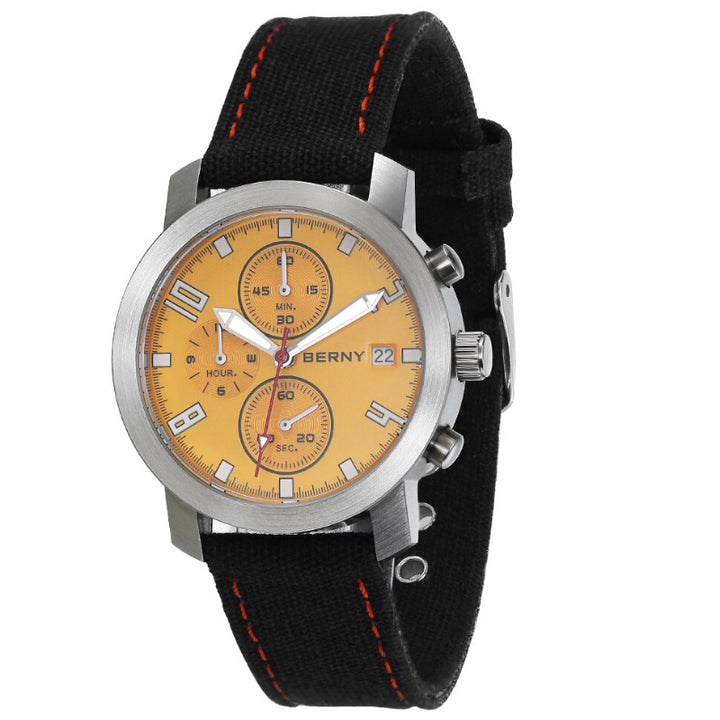 Sports Chronograph Pilot Watch for Men