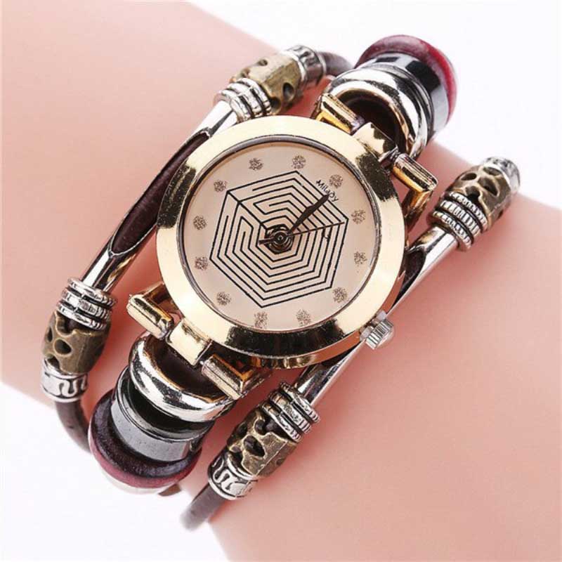 Unique Multi-layer Quartz Watch for Women