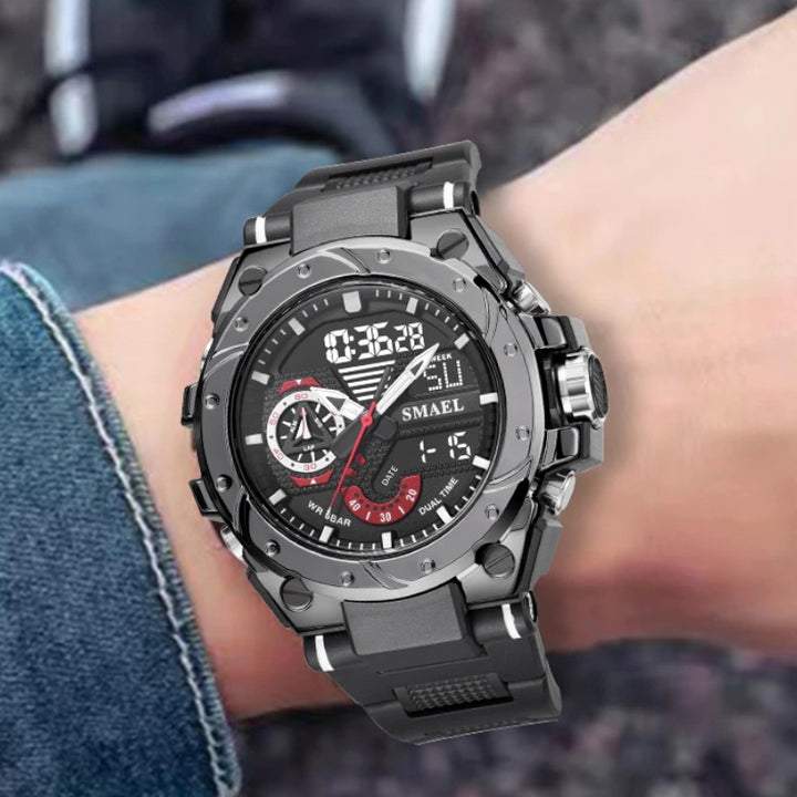 Water-resistant Multi-functional Military Watch for Men