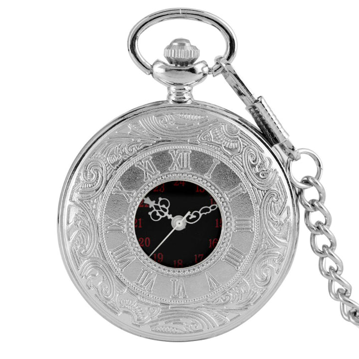 Hollow Case Vintage Quartz Pocketwatch