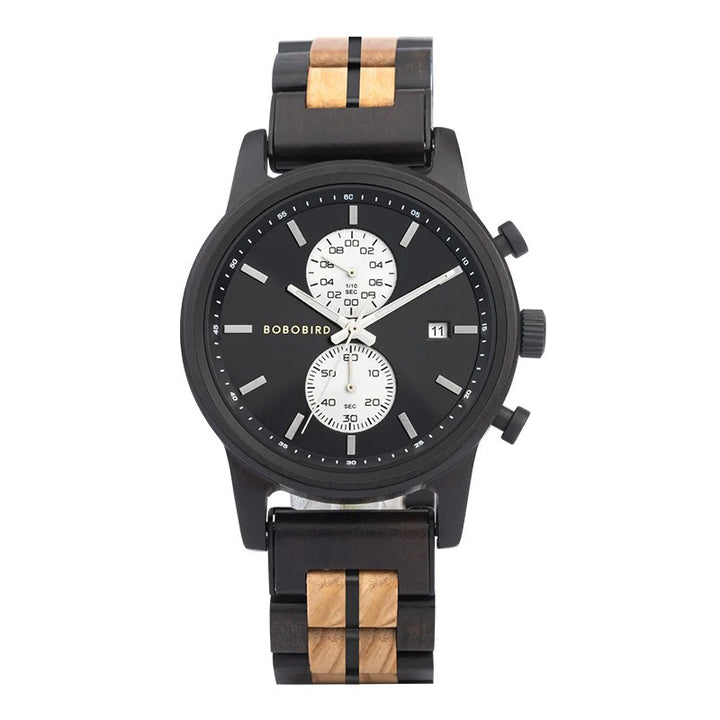 Urban Outdoor Style Wooden Watch for Men