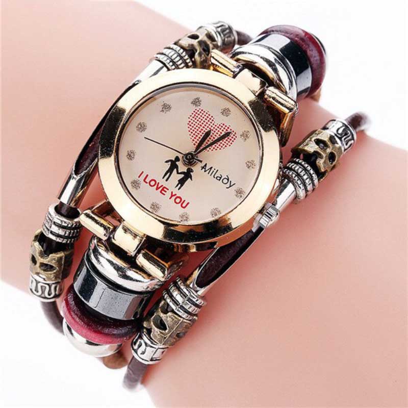 Unique Multi-layer Quartz Watch for Women