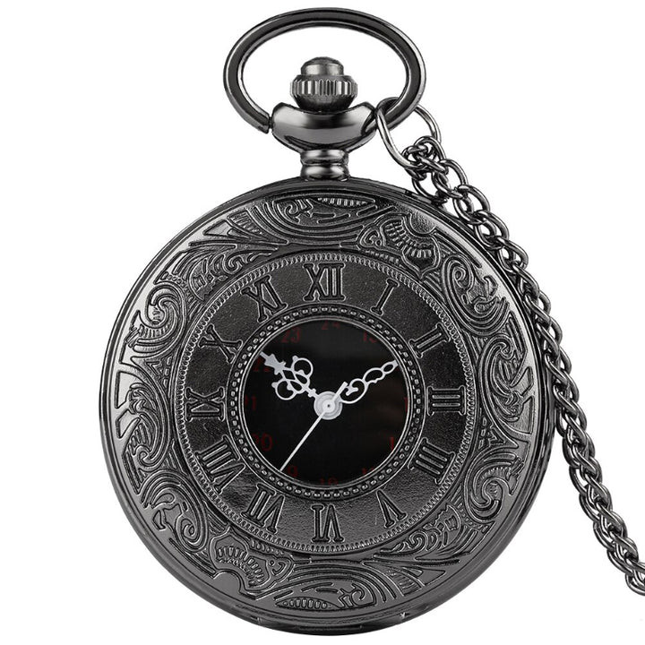 Hollow Case Vintage Quartz Pocketwatch