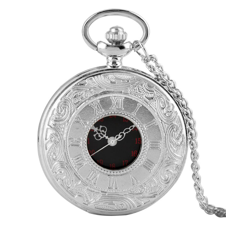 Hollow Case Vintage Quartz Pocketwatch