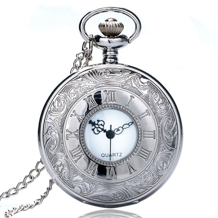 Hollow Case Vintage Quartz Pocketwatch