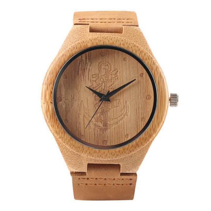 Casual Minimalist Unisex Wooden Quartz Watches