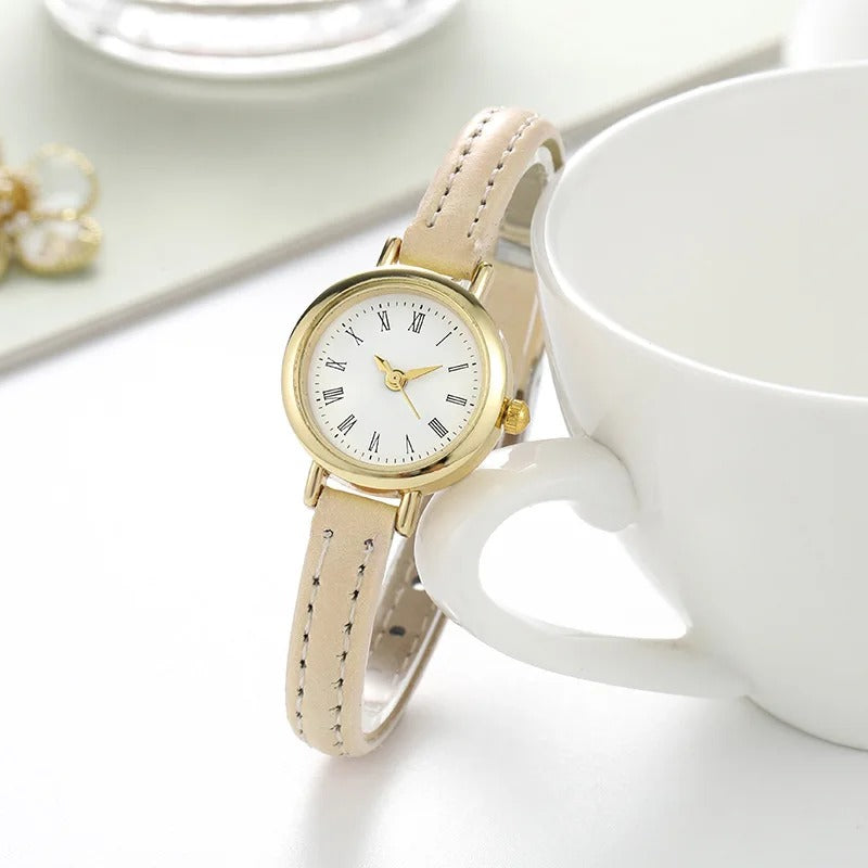 Women's Round Numerals Dial Quartz Watch