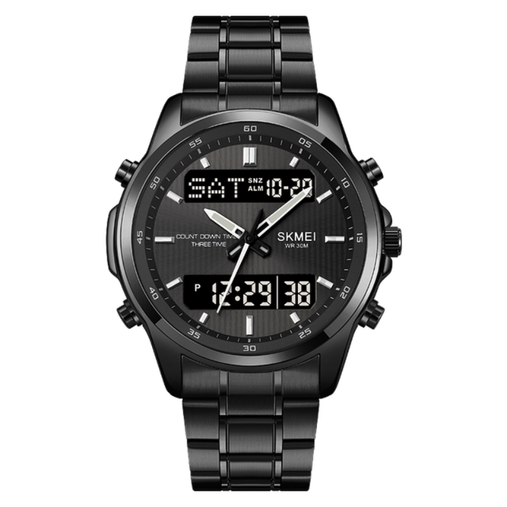 Modern Chronograph Stainless Steel Watch for Men