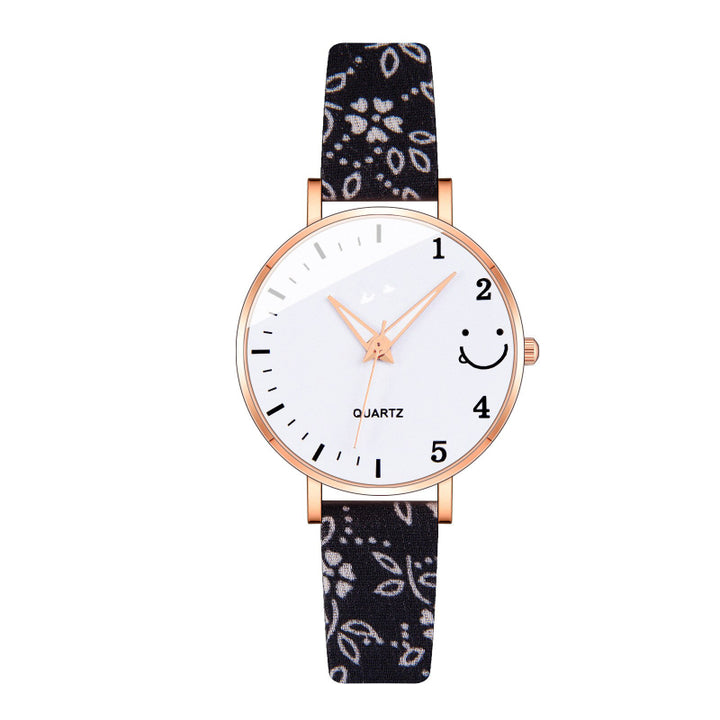 Spring Floral Strap Casual Quartz Watch for Women