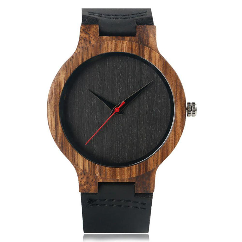 Casual Minimalist Unisex Wooden Quartz Watches