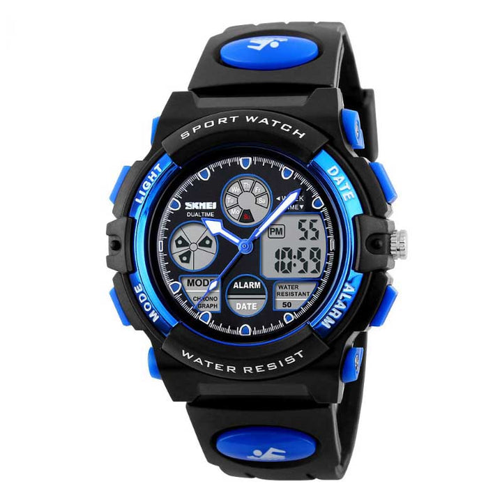 Hybrid Dial Display Sports Watches for Kids