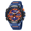 Trendy Men's Dual Display Electronic Sports Watch