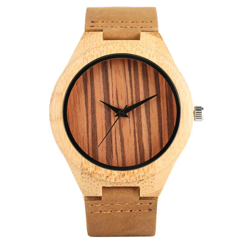 Casual Minimalist Unisex Wooden Quartz Watches