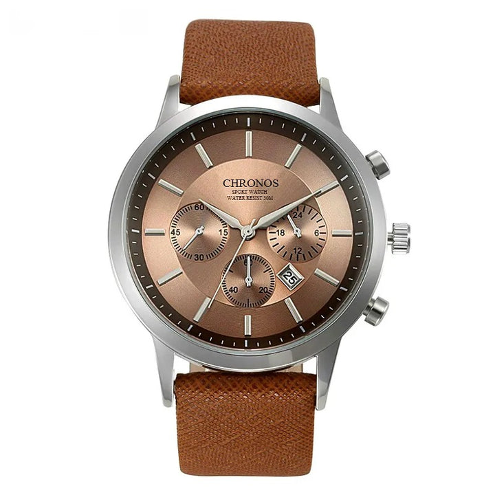 Luxury Design Leather Strap Watch