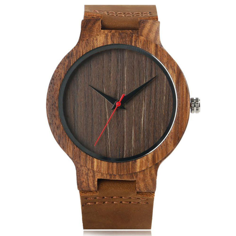 Casual Minimalist Unisex Wooden Quartz Watches