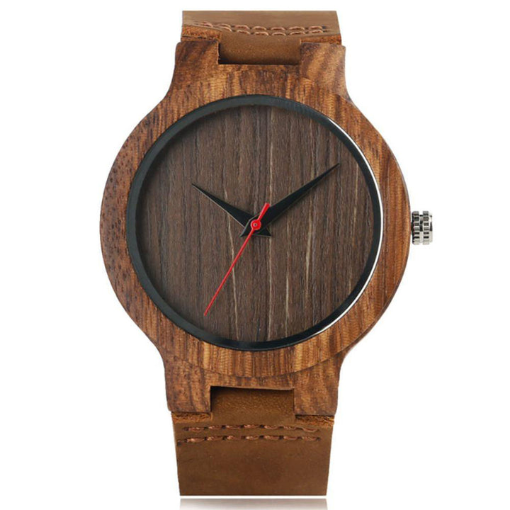 Casual Minimalist Unisex Wooden Quartz Watches