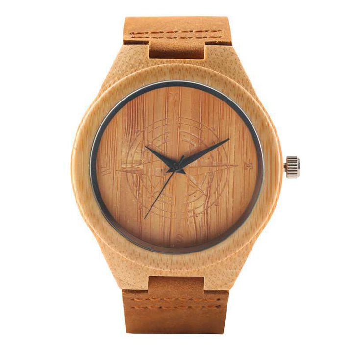 Casual Minimalist Unisex Wooden Quartz Watches