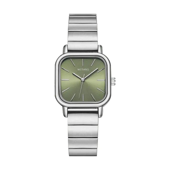 Minimalist Square Pointer Quartz Watch for Women