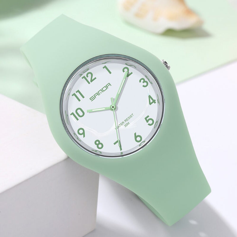 Smooth Silicone Wristwatch for Kids